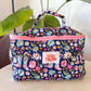 Quilted Handle Cosmetic Bag - Boots & Bouquets - Cowgirl