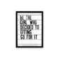 Be The Girl Sticker