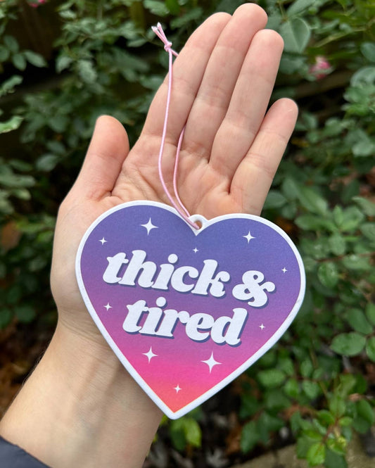 Thick & Tired Air Freshener - Vanilla Scented