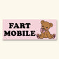 Funny Fart Bumper Sticker Fart Mobile Car Humor