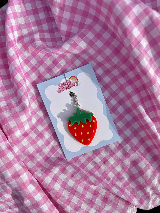 Strawberry Keyring