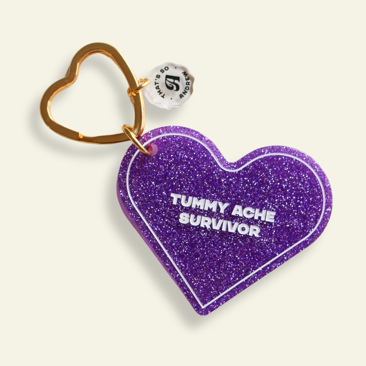 Tummy Ache Survivor - Funny Motel Keychain