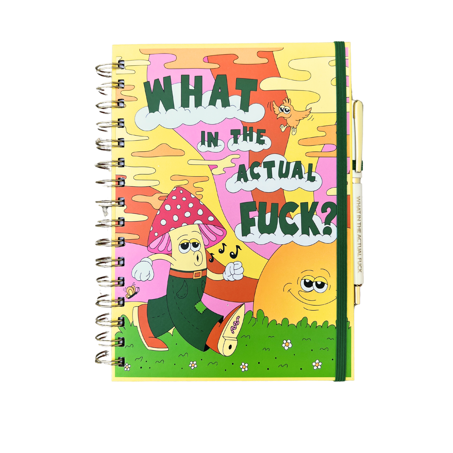 What In The Actual Fuck Journal (funny gift, notebook)