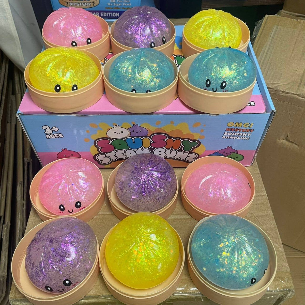 The Viral Dumpling Squishy- Glitter Edition :)