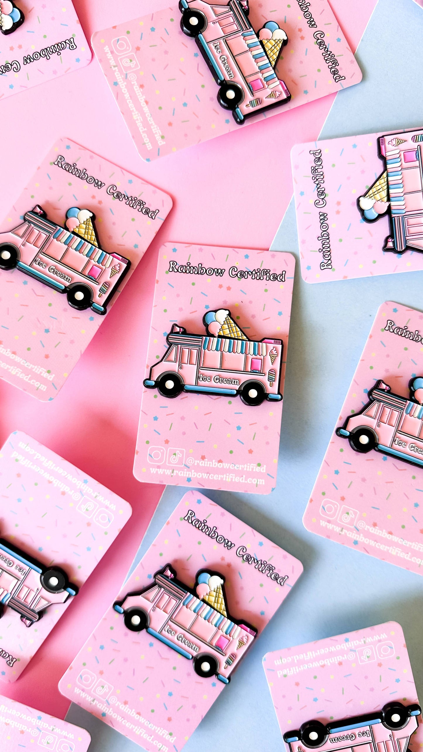 Transgender Ice Cream Truck Enamel Pin