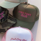 Embroidery Chappell Roan Pink Pony Club Trucker Hat