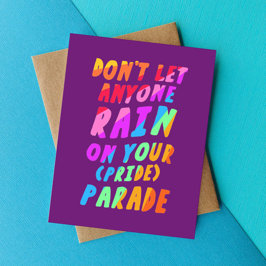 Pride Parade - Pride Celebration LGBTQ Card