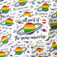 All Part Of The Same Universe LGBTQ+ Sticker