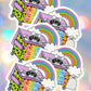 I Feel Like Freakin Garbage Vinyl Sticker