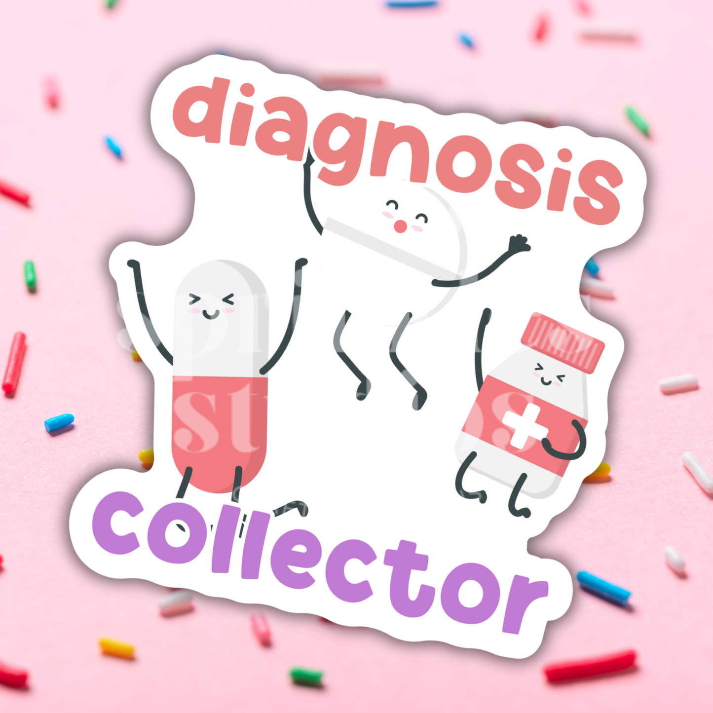 Diagnosis Collector Vinyl Sticker