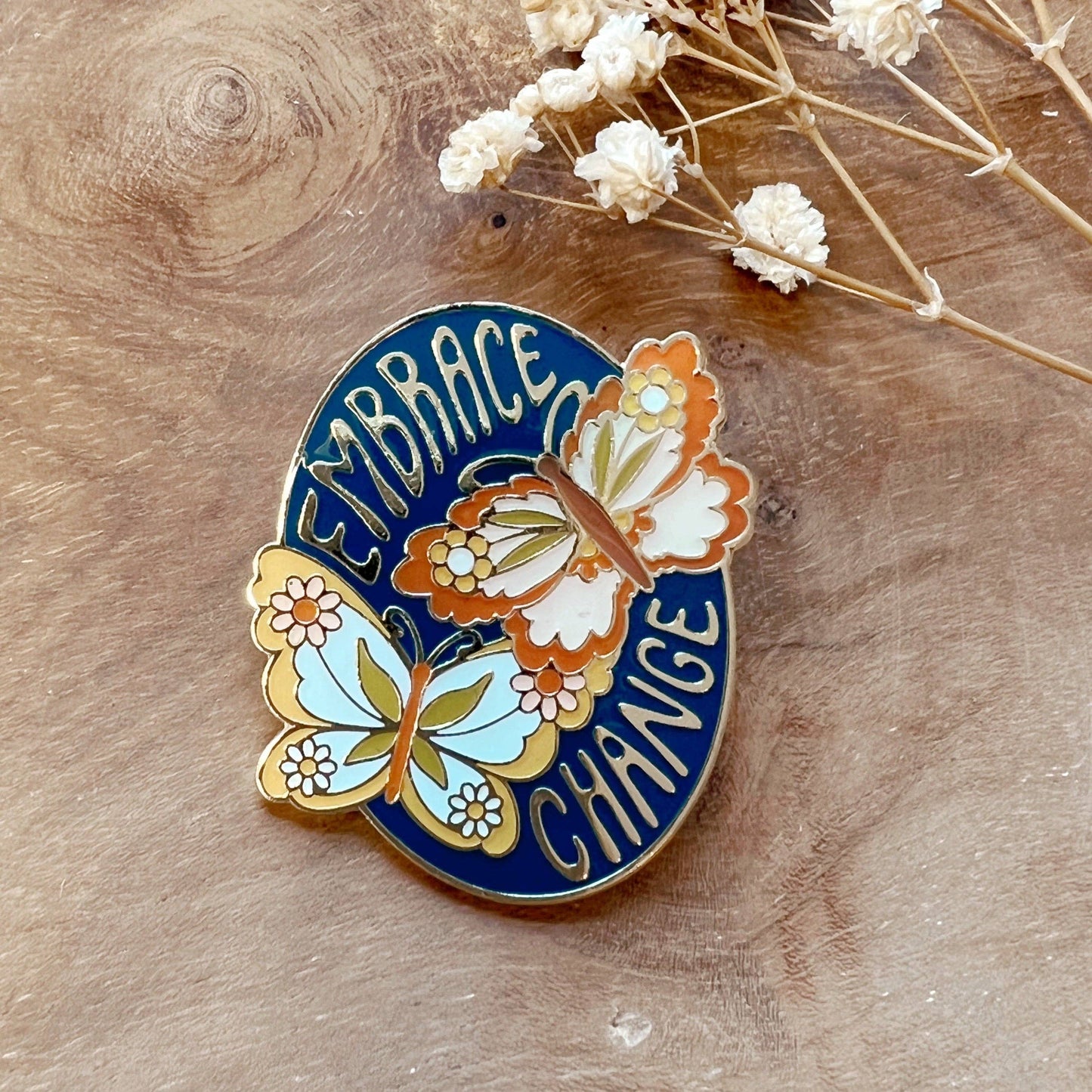 Embrace Change Enamel Pin