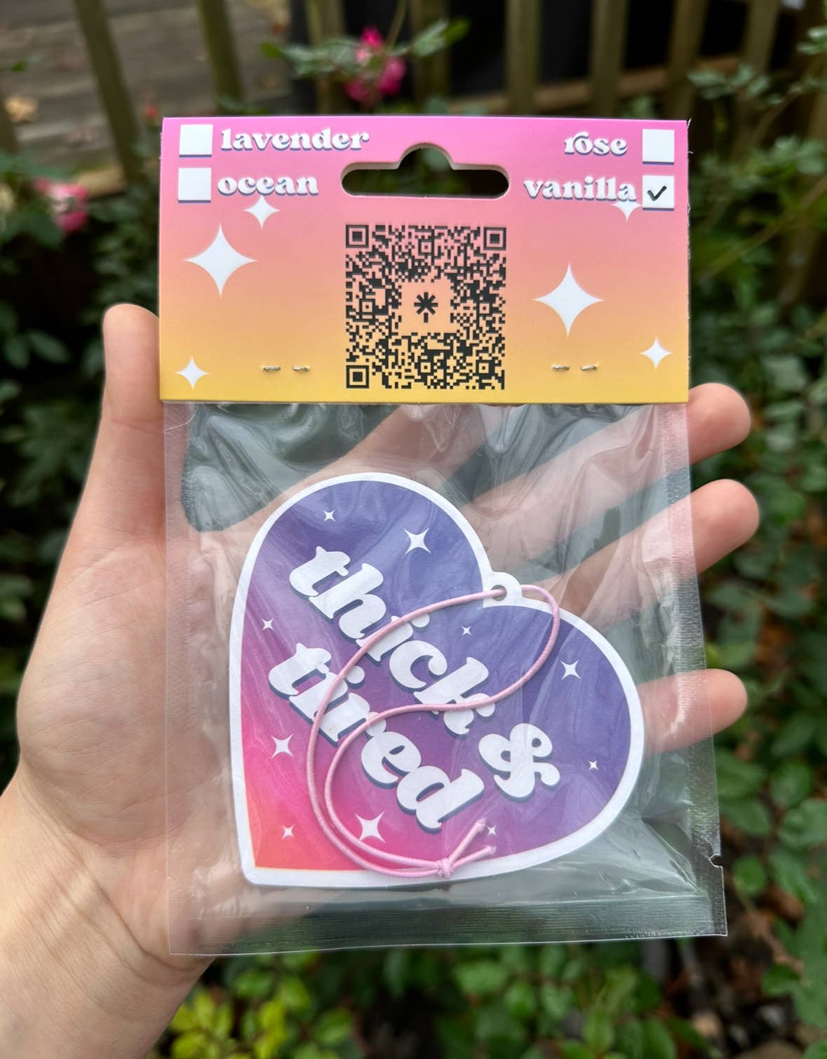 Thick & Tired Air Freshener - Vanilla Scented