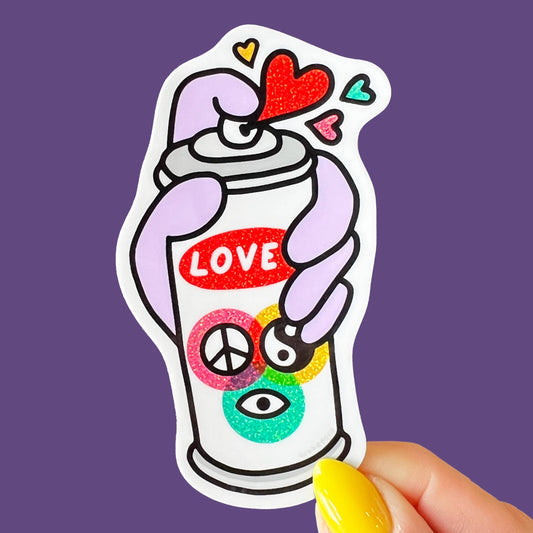 Sticker - Spray Love Sparkle