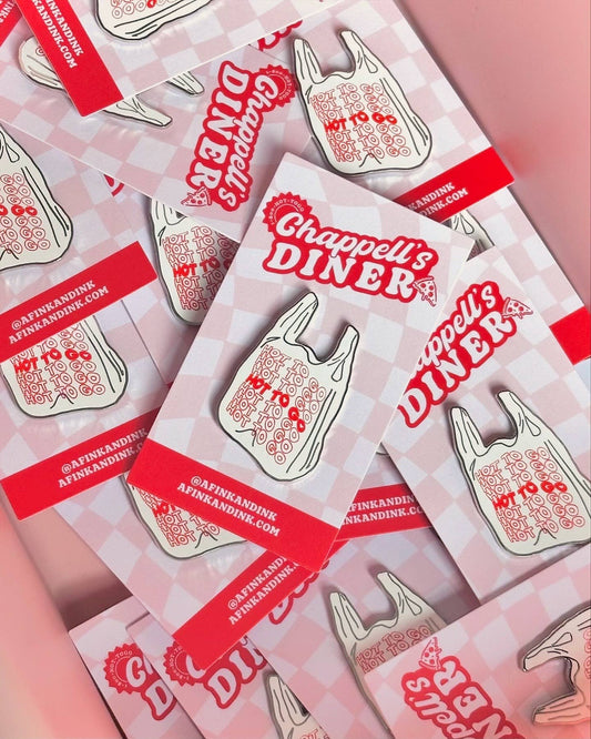 Hot To Go Enamel Pin