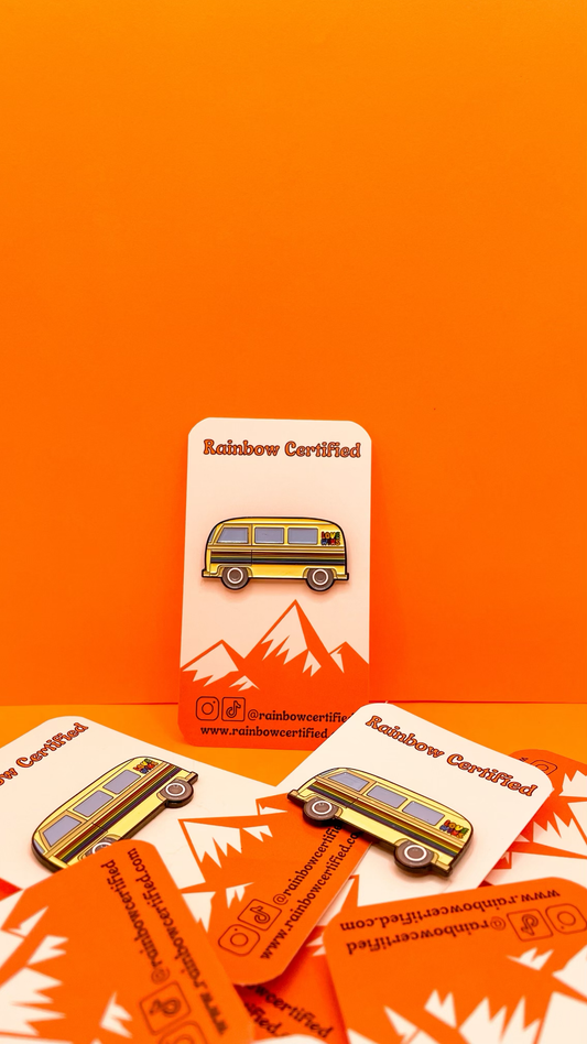 Love Wins LGBTQIA+ PRIDE Campervan Enamel Pin