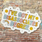 Disassociates Degree Vinyl Sticker