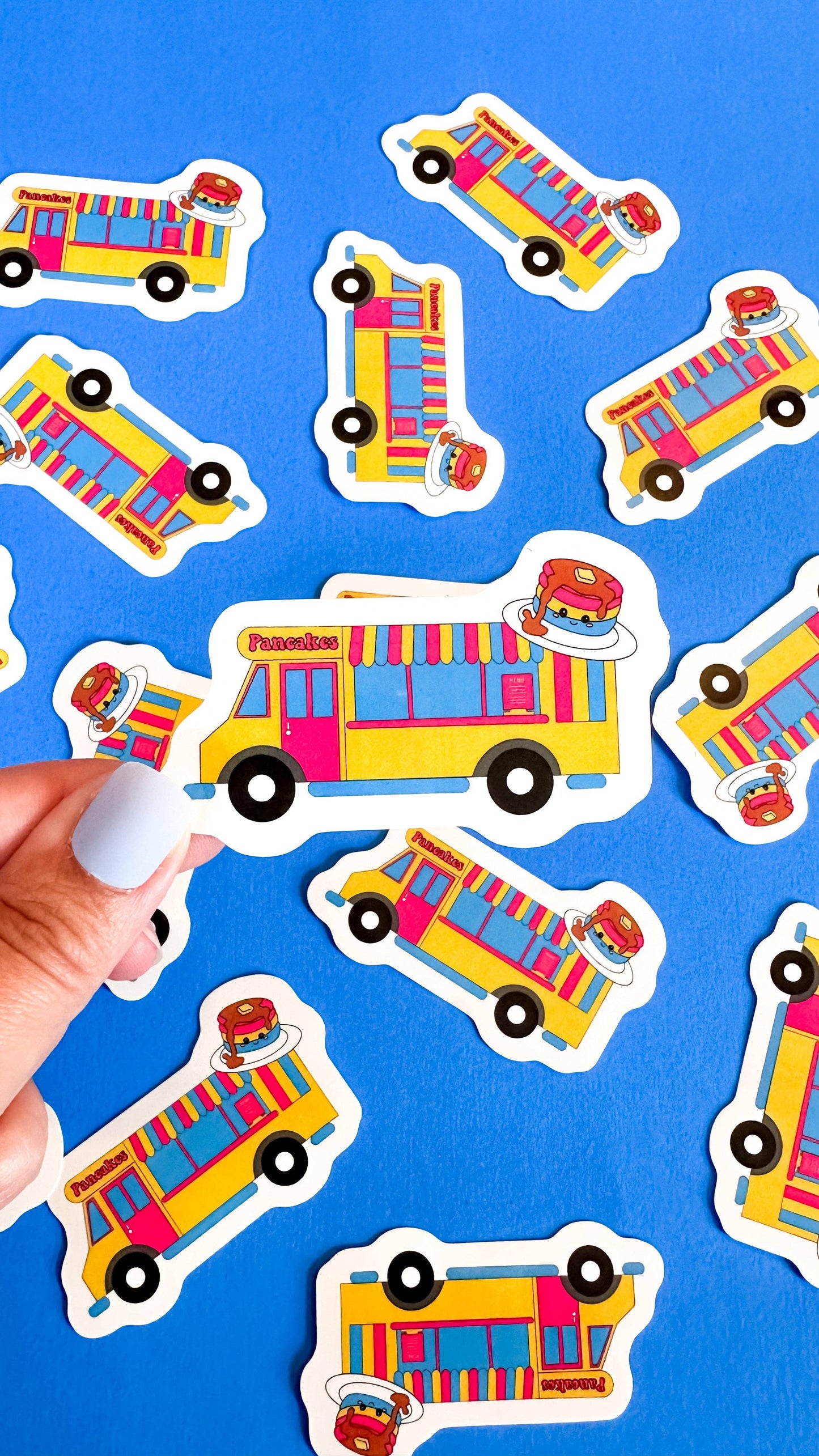 Pansexual Pancake Food Truck Sticker