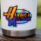 Holographic Having A Meltdown Sticker