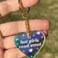Hot Girls Read Smut Iridescent Acrylic Keychain