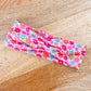 Stretchy Tie Headband - Retro Florals