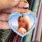 Sabrina Carpenter Heart Shaped Celebrity Keychain Keyring