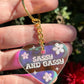 Sassy And Gassy Iridescent Acrylic Keychain