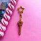 Wand & a Rabbit Keychain