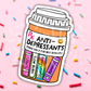 Romance Book Antidepressants Vinyl Sticker