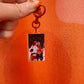 Heated Rivalry Hockey Kisses Bag Charm Keychain