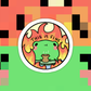 Frog This Is Fine Meme Sticker