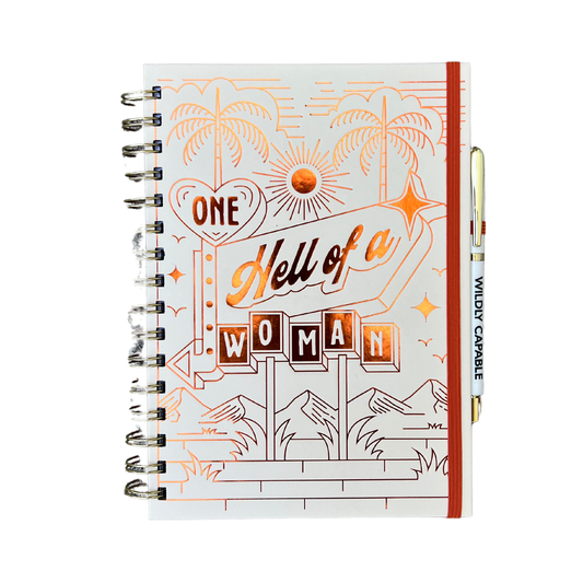 One Hell Of A Woman Journal (funny, gift, empowering)