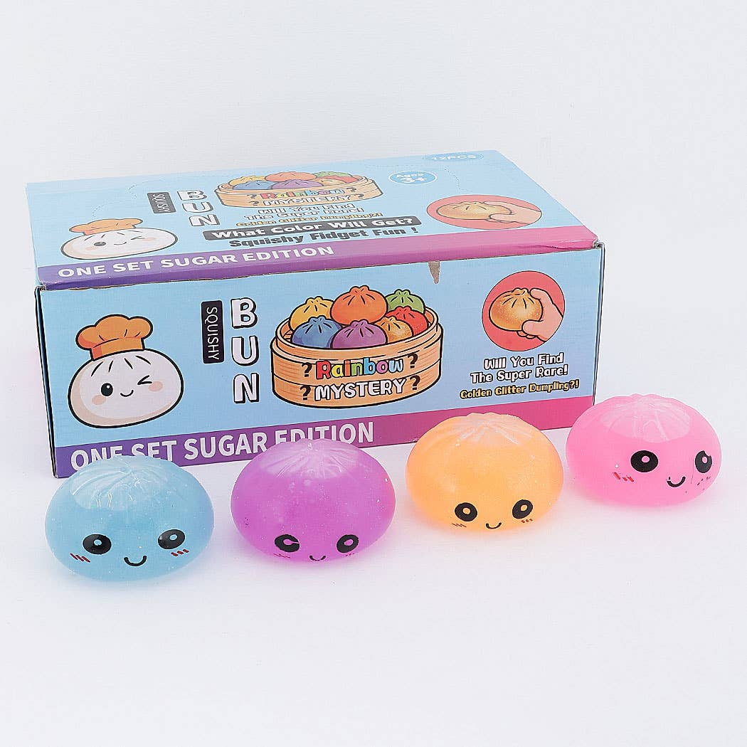 Cartoon Bun Squishy Fidget Toy