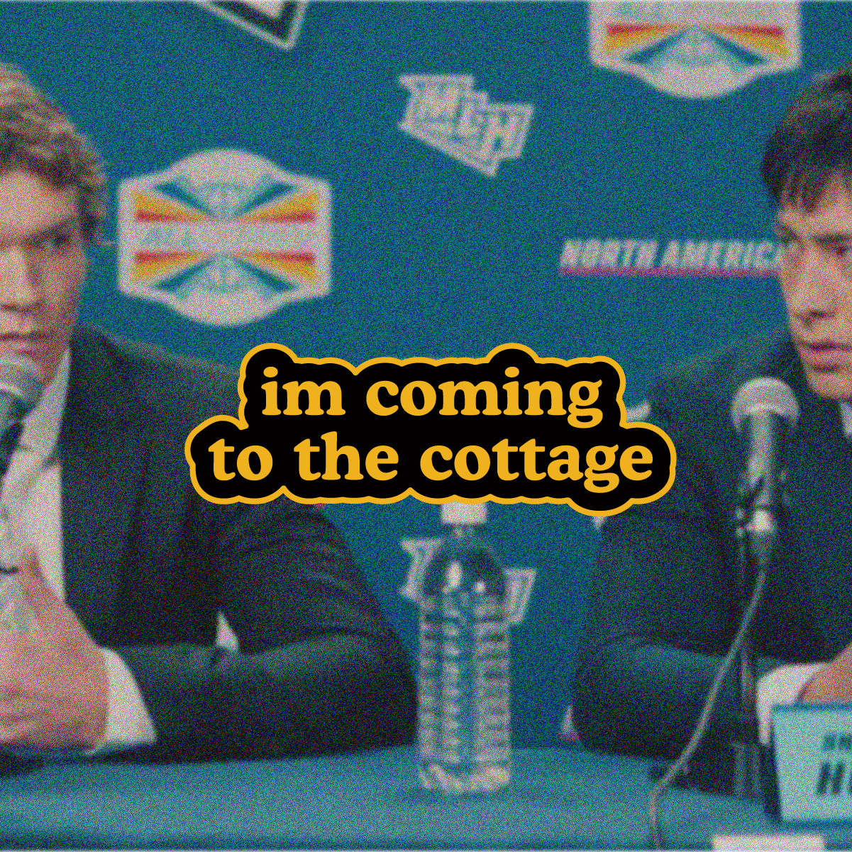 Heated Rivalry - I'm Coming To The Cottage - Enamel Pin