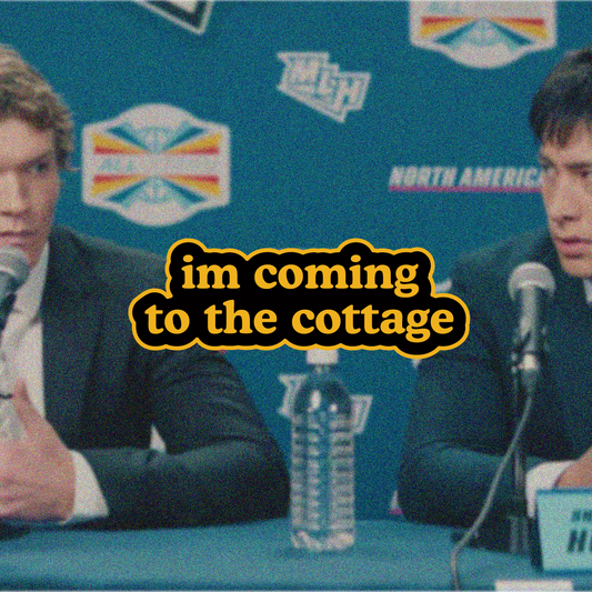 Heated Rivalry - I'm Coming To The Cottage - Enamel Pin