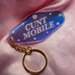 Cunt Mobile Motel Iridescent Keychain