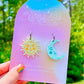 Pastel Day&Night Sun&Moon Earrings