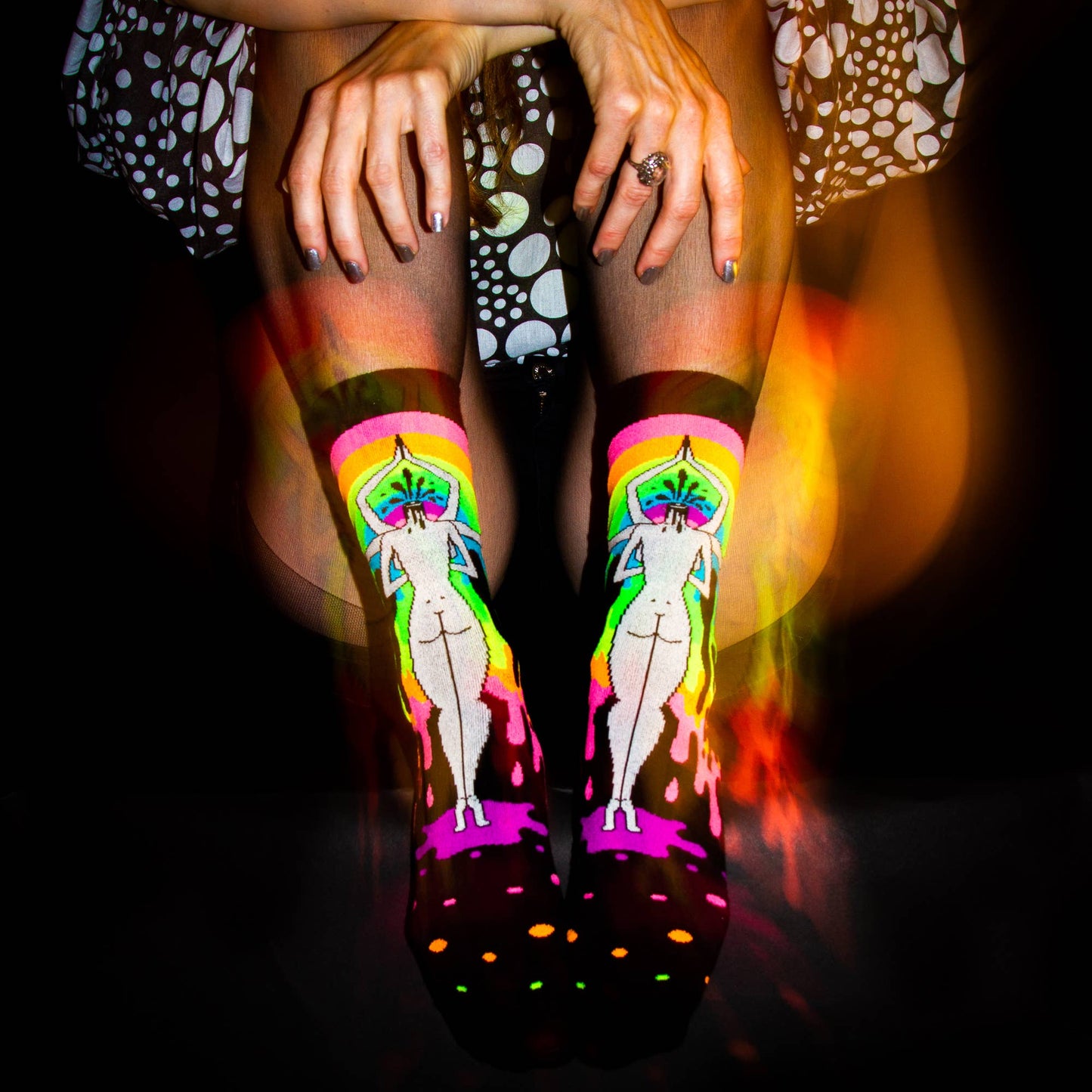 Derriere of Doom Dress Crew Socks