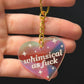 Whimsical As Fuck Iridescent Acrylic Keychain
