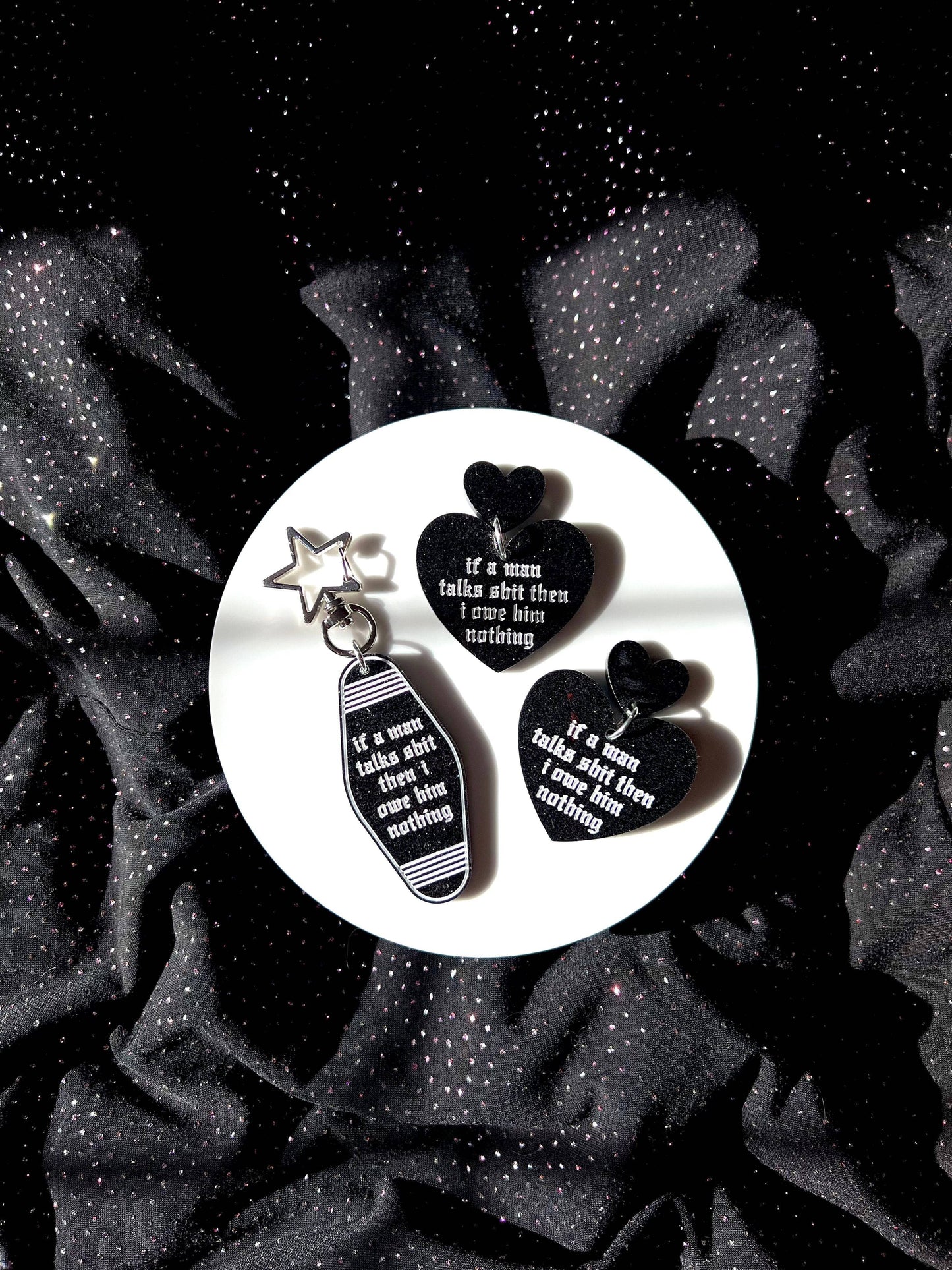 If A Man Talks Shit Then I Owe Him Nothing - Black Keyring
