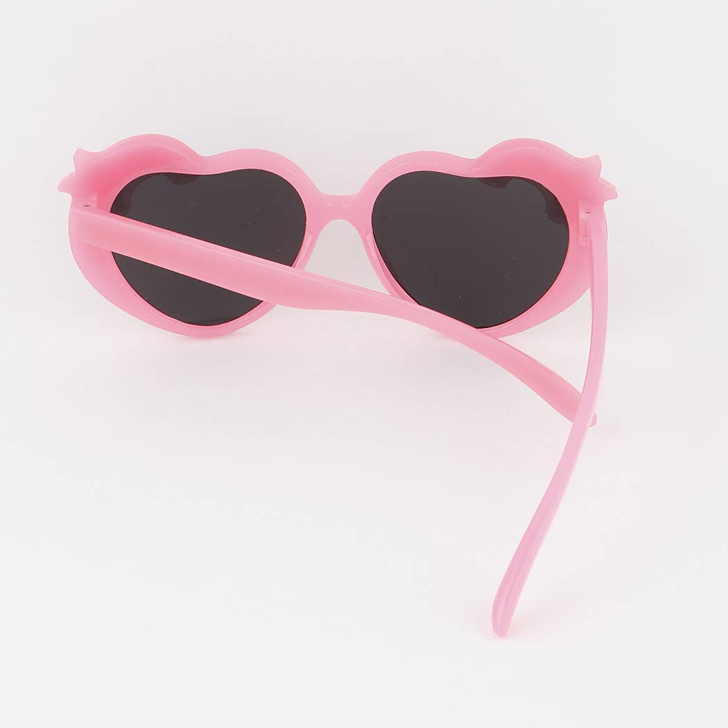 Kids Rainbow Heart Sunglasses
