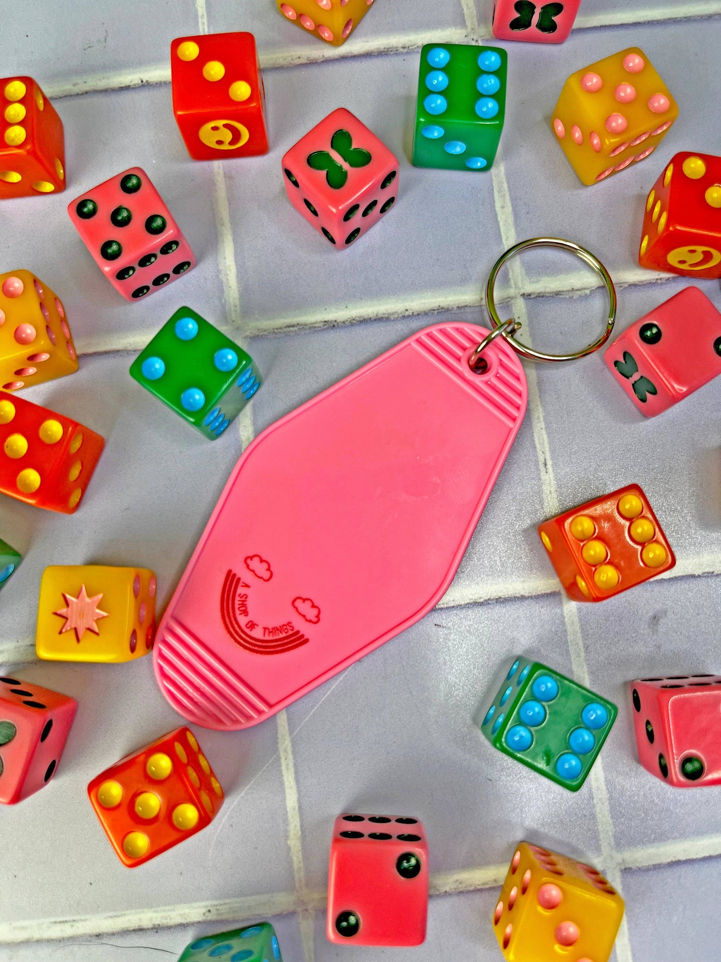 Tummy Ache Motel Keychain