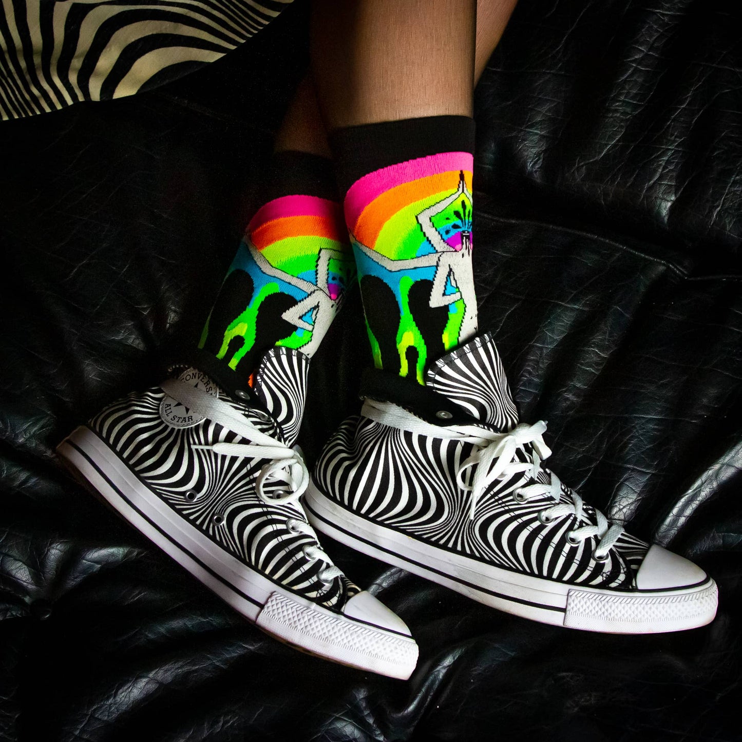 Derriere of Doom Dress Crew Socks