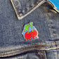 Cherry Butt Enamel Pin