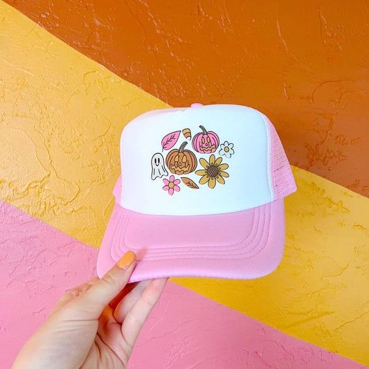 Spooky Doodle Trucker Hat