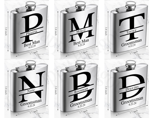 Custom Wedding Flasks