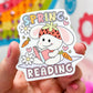 Spring Reading Sticker