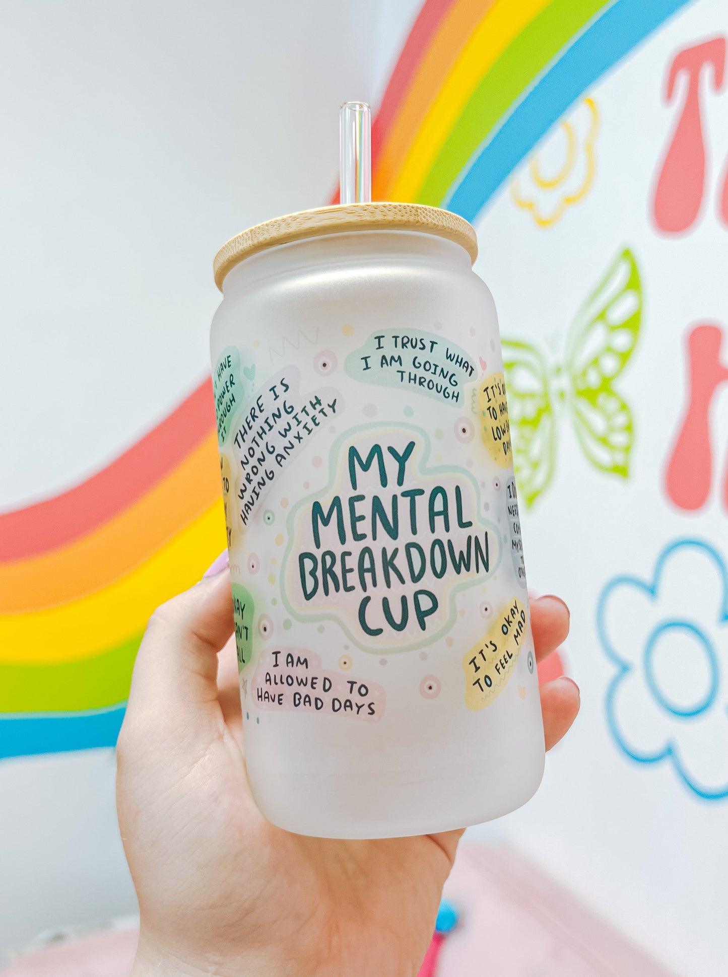 My Mental Breakdown Cup - 16 oz. Glass