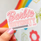 Barbie University Sticker