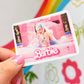 Barbie Poster Sticker