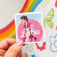 Harry Styles Sparkle Jacket Barbie Sticker